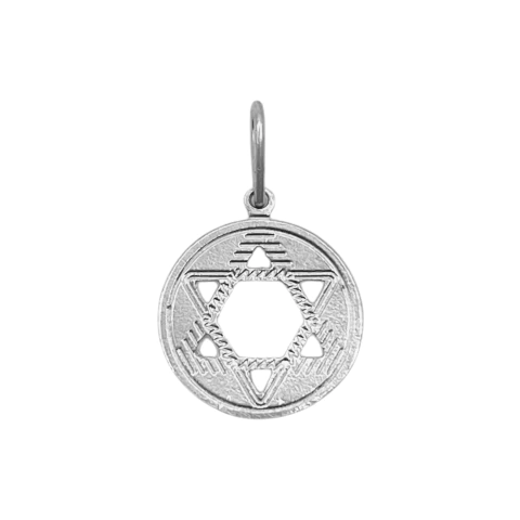 Pingente em Prata 925 - Estrela de Davi - comprar online