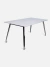 Mesa de Comedor Rectangular de 90 x 180cm – 658 dolphin