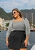 Camisa e Cropped Maria Francia Cinza - comprar online