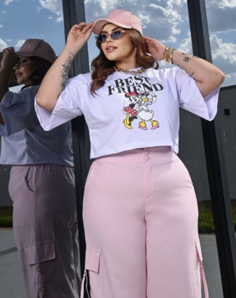 Cropped Over Branco Best Friend