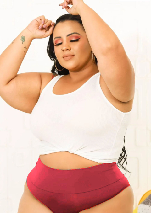 Calcinha Modeladora Pala Dupla Fúcsia