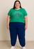 Calça Jogger Malha Crepe Azul Marinho - comprar online