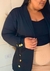 Blazer Moletinho Preto Botões na internet