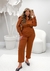 Camisa Docevida Luxo Outonal Caramelo - July Plus Size
