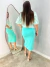 CONJUNTO MELISSA VERDE TIFFANY na internet