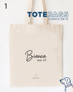 Totebag cumple 15 35x40x10 en internet
