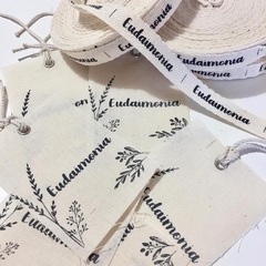 Etiqueta tags de lienzo x 100 unidades - comprar online