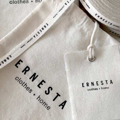 Etiqueta tags de lienzo x 100 unidades