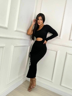 Vestido Midi Iara 842 - Pérola Rosa Store