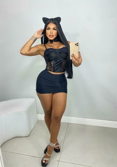 Corselet Renda 192 - Pérola Rosa Store