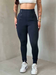 Calça Legging Ziper 035 - Pérola Rosa Store