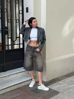 BERMUDA DENVER GRIS - Tienda4Elements