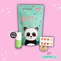 Set Sorpresa con esmalte PANDA