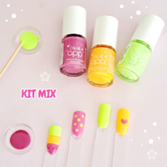 Juego Deco Uñas Mix colores vibrantes en internet