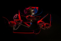 Kit BDSM Morcego | Couro sintético