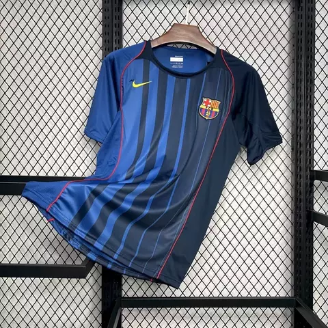 Camisa Retrô Barcelona Away 2004