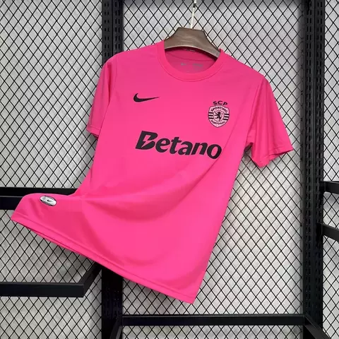 Camisa Sporting Outubro Rosa 24/25 Masculina