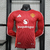 Camisa Real Manchester United Home 24/25 Jogador Manga longa