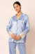 PIJAMA EM CETIM CLASSIC DIAMOND AZUL na internet