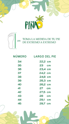 Alpargata Panameña - Piña - Estudio Nube