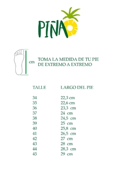 Alpargata Combi - Piña - Estudio Nube