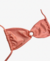 Biquini Top Luna - Laranja Carrot - comprar online