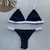 Biquini Top Fixo + Tira fina - Bicolor - comprar online