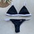Biquini Top Fixo + Tira fina - Bicolor - Majoy Bikinis