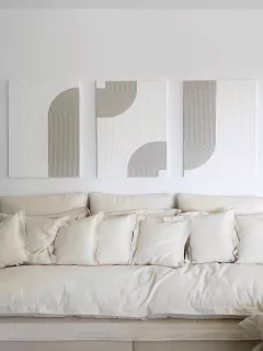 Cuadro Texturado Chandra (Set x3) 60x90 - comprar online