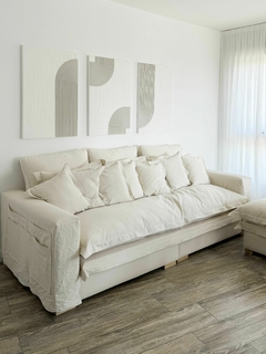 Cuadro Texturado Chandra (Set x3) 60x90 en internet