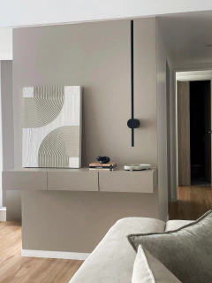 CUADRO TEXTURADO CHANDRA II 50X70 HUESO - comprar online