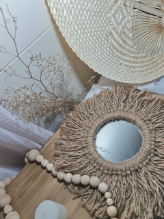Espejo Circular Estilo Boho en internet