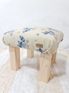 Banquito Infantil de Madera Nordico Mapache