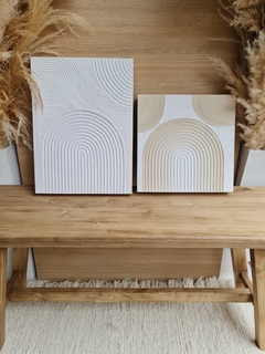 Imagen de Cuadro Texturado Zen II 30X30
