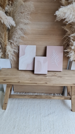 Cuadro Texturado Pink Fern 15X20 - tienda online