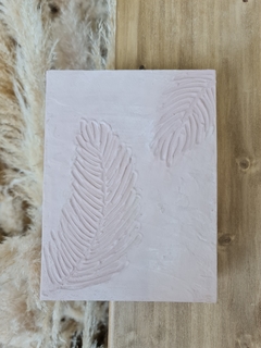 Cuadro Texturado Pink Fern 15X20 en internet