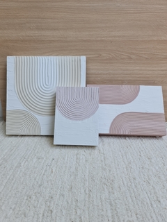 Cuadro Texturado Zen Small Wave 15X20 - tienda online