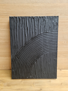 Cuadro Texturado Noir II 30X40 - Gheto Home 