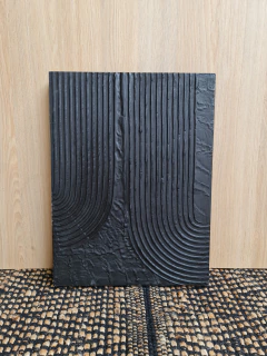 Cuadro Texturado Noir Dual 30X40 - comprar online