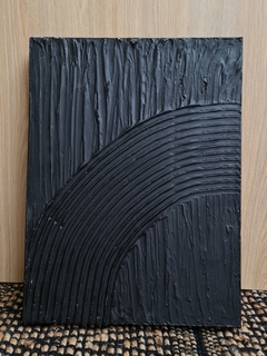 Imagen de Cuadro Texturado Noir II 30X40
