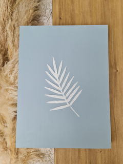 Cuadro Texturado Big Leaf Set x 3 Unidades 20X30 - comprar online