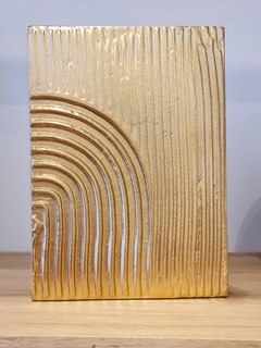 Cuadro Texturado Gold Wave 15x20
