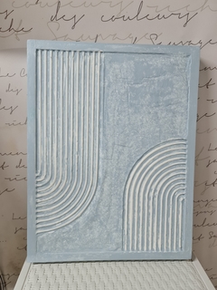 Cuadro Texturado Uma Con Marco 30X40
