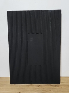 Cuadro Texturado Black Lines 50x70