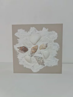 Cuadro Texturado Oasis Grey 20x20