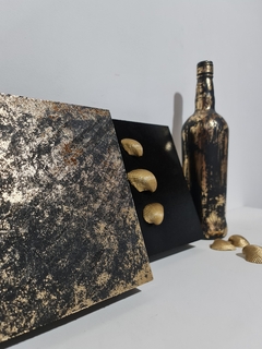 Cuadro Minimalista Gold 20x20 - tienda online