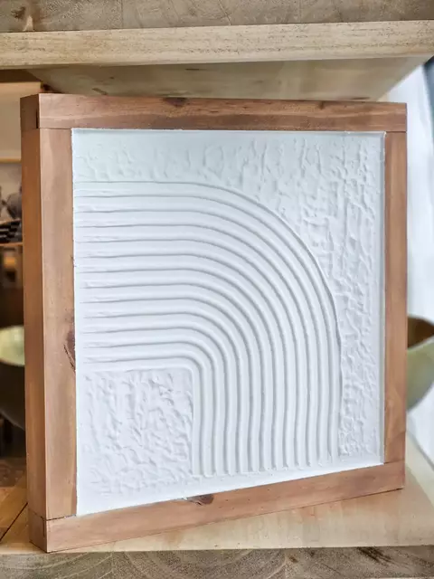 Cuadro Texturado Indira Mini I con Marco 30X30