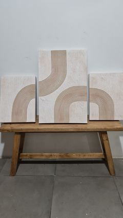 Cuadro Terra Zen (Set x 3) 40X60 & 30x40 - Gheto Home 