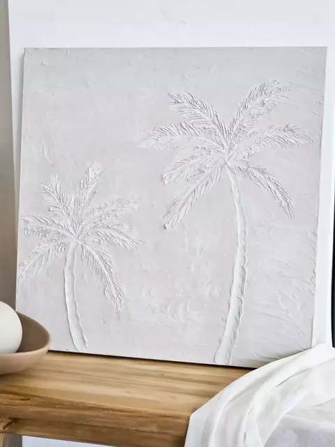 Cuadro Texturado Cancun II 50X50