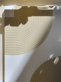 CUADRO TEXTURADO CHANDRA II 50X70 BEIGE - comprar online